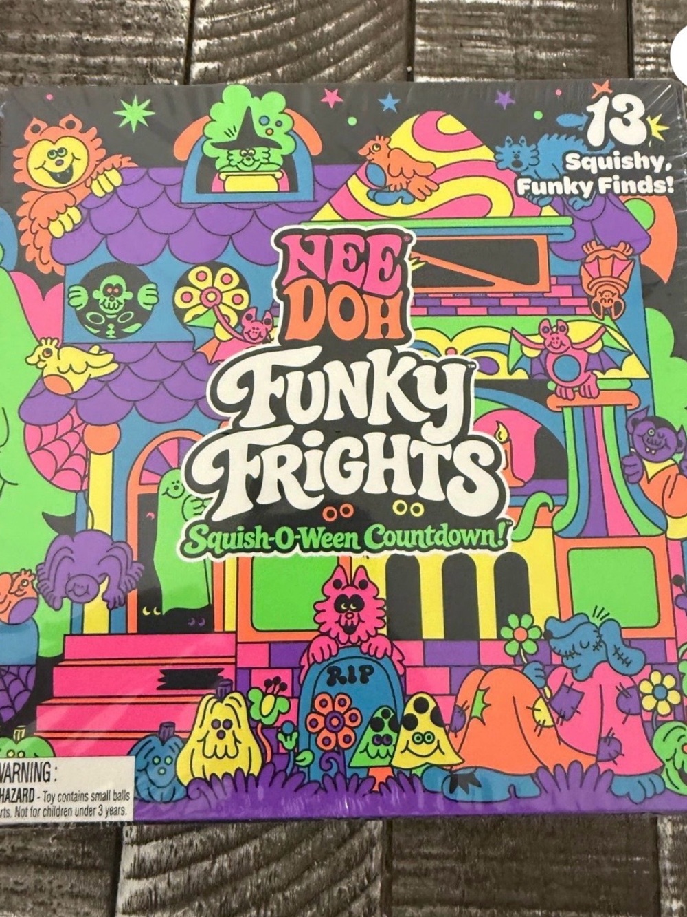 Authentic Nee Doh Funky Frights Halloween advent calendar
